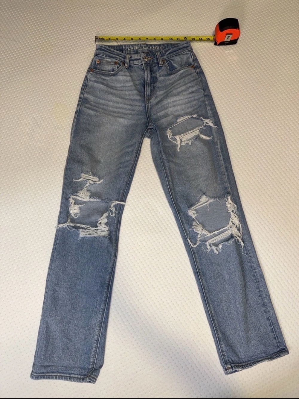 American Eagle Jeans 0 Curvy Ripped